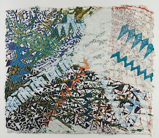 William Weege "Untitled #7" Mixed Media on Canvas
