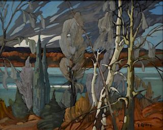 Gaston Rebry Landscape Oil Painting on Canvas