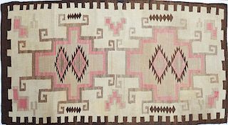 Navajo Blanket / Rug Weaving Early 1900s