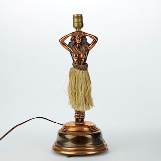 One Hula Girl Lamp