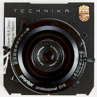 Carl Zeiss S- Planar 1:5.6 f=32mm Shutter Camera Lens