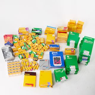 Large Lot of Expired Film and Photography Paper