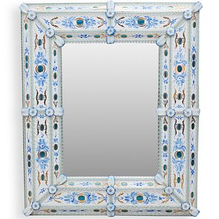 Murano Floral Porcelain Mirror