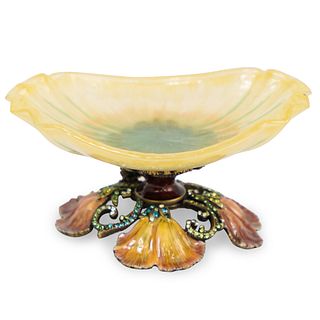 Jay Strongwater Glass Shell Soap Dish