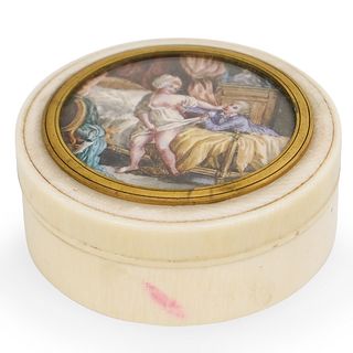 Painted Bone Erotic Vanity Box