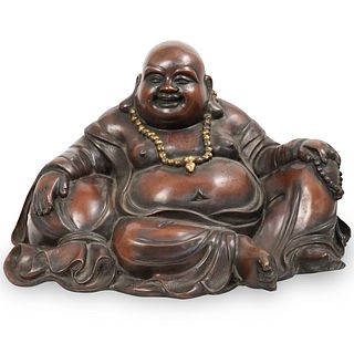 Chinese Bronze Laughing Buddha