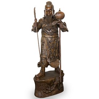 Life Sized Chinese Bronze Warrior