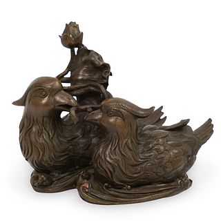 Chinese Bronze Mandarin Ducks