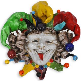 Vintage Perseo Ceramic Jester Head
