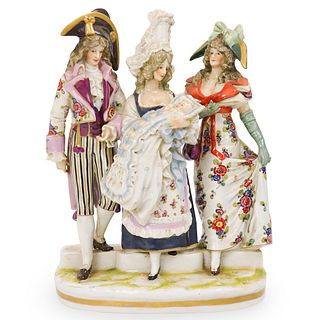 Capodimonte Porcelain Figural Group
