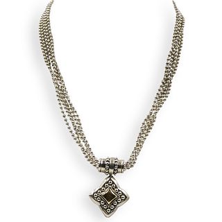 Joseph Esposito Sterling and Gold Necklace