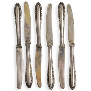 (6 Pc) 900 Silver Butter Spoons