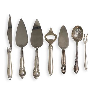 (7 Pc) Misc. Sterling Silver Utensils