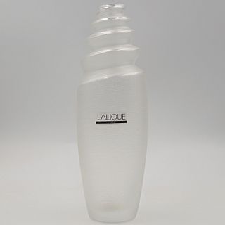 Lalique Crystal "Cebu" Vase