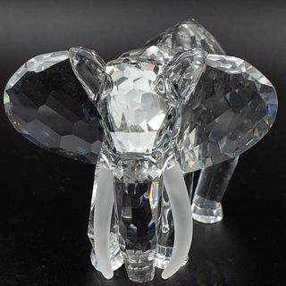Swarovski Crystal Elephant Figurine