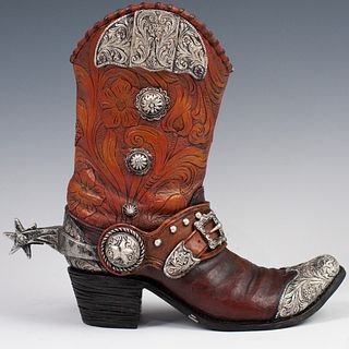 Decorative Resin Cowboy Boot