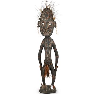 African Carved Wood Statue