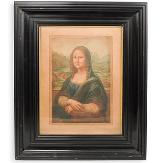 Framed Da Vinci Mona Lisa Print