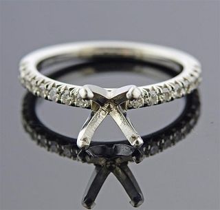 Platinum Diamond Ring Mounting
