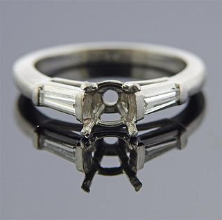 Platinum Diamond Ring Mounting 