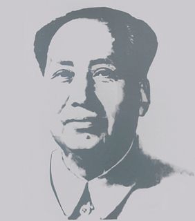 ANDY WARHOL, Mao - Silver, Screenprint, 33.2 X 29” (84.5 x 74 cm) 