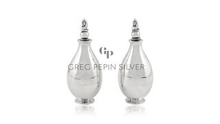 Pair of Georg Jensen Perfume Bottles