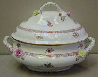 Herend Chinese Bouquet Covered Tureen.