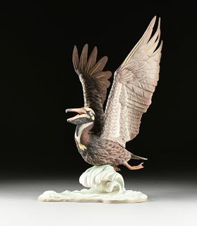 A BOEHM SCULPTURE, "Brown Pelican," UNITED STATES, 