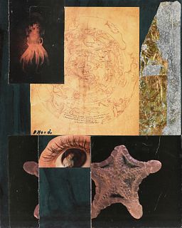DOROTHY HOOD (American/Texas 1918-2000) A COLLAGE, "Untitled,"