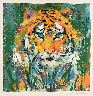 LEROY NEIMAN (American 1921-2012) A PRINT, "Tiger,"