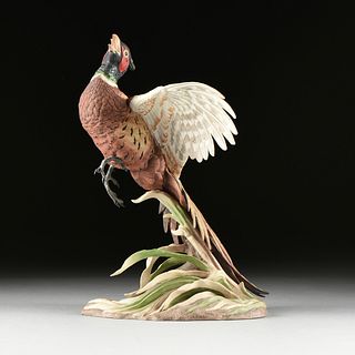 A BOEHM SCULPTURE, "Common Pheasant," UNITED STATES, 