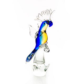 MAGNIFICENT MURANO GLASS MALE PATRIOT SHOWING OFF
