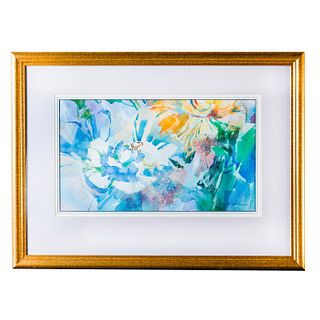 CONTEMPORARY FLORAL WATERCOLOR PAINTING