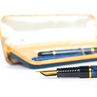 WATERMAN 2 PEN SET, FOUNTAIN AND BALL POINT