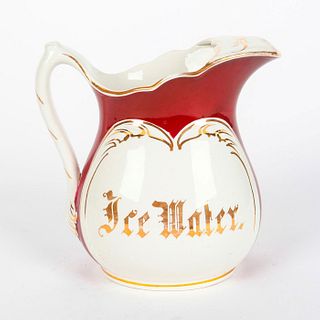 KNOWLES TAYLOR AND KNOWLES CERAMIC ICE WATER PITCHER