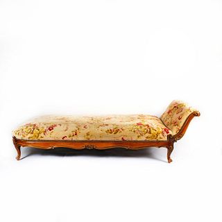 INDOOR PLUSH LOUNGE CHAIR WITH FLORAL UPHOLSTERY