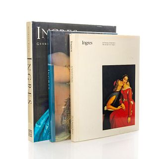 3 HARDCOVER BOOKS ON THE ART OF J.A.D. INGRES