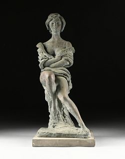 CHARLES UMLAUF (American/Texas 1911-1994) A SCULPTURE, "Beauty Seated,"