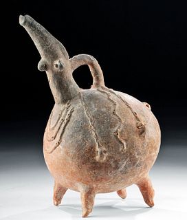 Cypriot Early Bronze Age Terracotta Vessel w/ Face