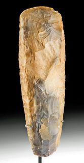 Massive Danish Chert Thick-Butted Neolithic Axe
