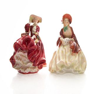 2 ROYAL DOULTON FIGURINES, HER LADYSHIP, TOP O THE HILL