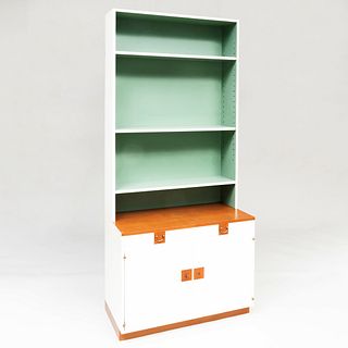 Pair of Josef Frank Designed Wood and Pressboard Bookcases