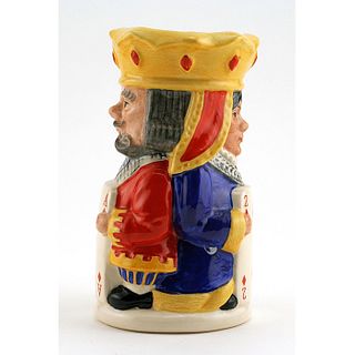 KING AND QUEEN DIAMOND D6969 - ROYAL DOULTON TOBY JUG