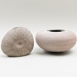 Two Contemporary Porcelain Vases