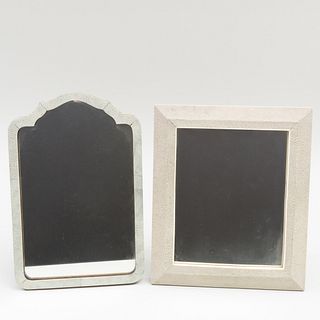 Two Mirrors with Shagreen Frames 