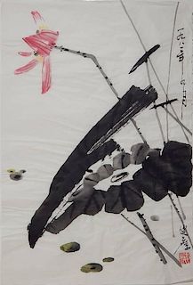 Mei Jianyang ink wash and watercolor