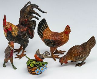 A COLLECTION OF COLD PAINTED VIENNA BRONZE MINIATURES