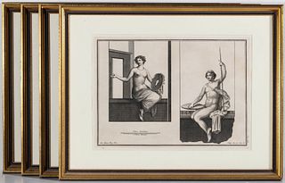 18TH C. ETCHINGS FROM 'RACCOLTA DI PITTURE D'ERCOLO'