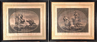 Two Classical Engravings after Raphael Sanzio