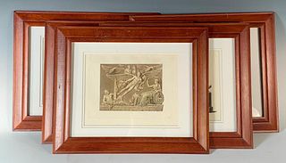 Five Classical Subject Engravings, Antique